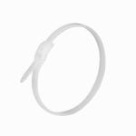 ECM INDUSTRIES LLC Low-Profile Cable Ties, 8 In., 100-Pk.