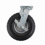 SHEPHERD HDWE. PROD., LLC. 10in Swivel Plate Caster Flate Free with Side Brake