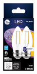 GE GE 22589 LED Bulb, Decorative, BM Lamp, 25 W Equivalent, Medium Lamp Base, Dimmable, Soft White Light, 2700 K Color Temp ELECTRICAL GE