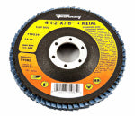 FORNEY Forney 71985 Flap Disc, 4-1/2 in Dia, 7/8 in Arbor, 40 Grit, Medium, Zirconium Alumina Abrasive, Fiberglass Backing TOOLS FORNEY