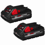 MILWAUKEE ELECTRIC TOOL CORP M18 18-Volt RedLithium High Output CP 3.0 Ah Batteries, 2-Pk.