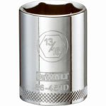 DEWALT DEWALT DWMT86451OSP Drive Hand Socket, 13/16 in Socket, 1/2 in Drive, 6-Point, Steel, Polished Chrome Vanadium TOOLS DEWALT