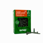 SPAX #8 x 2-1/2" Exterior Flat Head Wood Deck Screws  Construction Torx T-Star Plus (124 EA) 1 LB