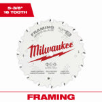 MILWAUKEE Milwaukee 48-40-0522 Circular Saw Blade, 5-3/8 in Dia, 10 mm Arbor, 16-Teeth, Carbide Cutting Edge TOOLS MILWAUKEE