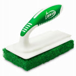 THE LIBMAN COMPANY Libman 1161 Tile and Tub Scrub, Recycled Plastic Abrasive, 6 in L, 3 in W, Green/White CLEANING & JANITORIAL SUPPLIES THE LIBMAN COMPANY