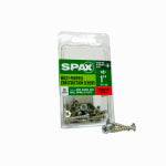 SPAX #8 x 1" Interior Flat Head Wood Screws Construction Phillips Square Unidrive (30 EA)