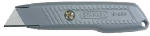 STANLEY STANLEY 10-299 Utility Knife, 2-7/16 in L Blade, 3 in W Blade, HCS Blade, Contour-Grip Handle, Gray Handle TOOLS STANLEY