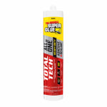 SUPER GLUE CORP/PACER TECH Total Tech Cartridge Sealant, White, 9.8-oz. PAINT SUPER GLUE CORP/PACER TECH   