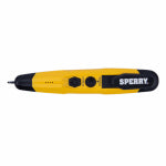SPERRY Sperry Instruments VD6509 Detector with Flashlight, 12 to 1000 V, LED Display, Functions: AC Voltage, Yellow ELECTRICAL SPERRY