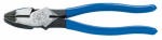 KLEIN Klein Tools D2000-9NE Lineman's Plier, 9-3/8 in OAL, Light Blue Handle, 1-1/4 in W Jaw, 1.594 in L Jaw TOOLS KLEIN