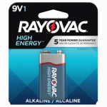 RAYOVAC Rayovac A1604-1K Battery, 9 V Battery, Alkaline, 48/CS ELECTRICAL RAYOVAC