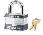 MASTER LOCK Master Lock 5KA A389 Padlock, Keyed Alike Key, Open Shackle, 3/8 in Dia Shackle, 1 in H Shackle, Boron Alloy Shackle