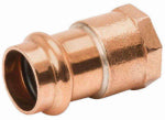 NIBCO INC 1/2 In. Press by Female Copper Pipe Adapter