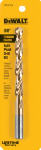 DEWALT DEWALT DW1324 Jobber Drill Bit, 3/8 in Dia, 5 in OAL, Parabolic Flute, 3/8 in Dia Shank, Straight Shank TOOLS DEWALT