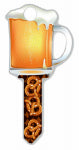 LUCKY LINE Lucky Line Key Shapes Series B110K Key Blank, Beer Mug, Brass, Enamel-Coated, For: Kwikset Locks HARDWARE & FARM SUPPLIES LUCKY LINE