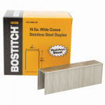 BOSTITCH Bostitch PowerCrown STCR50193/8-1M Staple, For: PC1000, PC4000 Model Bostitch Manual Tracker, 7/16 in W Crown, 5000/PK HARDWARE & FARM SUPPLIES BOSTITCH