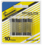 BUSSMANN Bussmann BP/AGC-AL10-RP Fuse Kit, Blade Fuse, Includes (1) AGC-4, (2) AGC-1, AGC-2, AGC-3, AGC-5 Fuses, AGC-6 Fuses AUTOMOTIVE BUSSMANN
