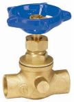 B&K LLC Stop & Waste Valve, Lead-Free Brass, Copper x Copper, 1/2 In. PLUMBING, HEATING & VENTILATION B&K LLC