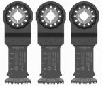 ROBERT BOSCH TOOL GROUP Starlock Plunge Cut Blade, Japanese Tooth, 1.25 In., 3-Pk.
