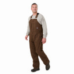 BERNE APPAREL 2XL BRN Ins Bib CLOTHING, FOOTWEAR & SAFETY GEAR BERNE APPAREL