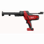 MILWAUKEE ELECTRIC TOOL CORP M18 Cordless Caulk & Adhesive Gun, 10 oz. Carriage, TOOL ONLY TOOLS MILWAUKEE ELECTRIC TOOL CORP