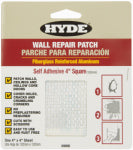 HYDE TOOLS Self-Adhesive Aluminum Drywall Patch, 6 x 6-In. PAINT HYDE TOOLS