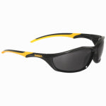 DEWALT DeWALT DPG96-2C Safety Glasses, Hard-Coated Lens, Polycarbonate Lens, Full Frame, Black/Yellow Frame CLOTHING, FOOTWEAR & SAFETY GEAR DEWALT   