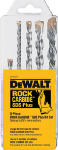 DEWALT DEWALT DW5470 Hammer Bit Set, 5-Piece, Carbide, Bright TOOLS DEWALT