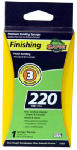 GATOR Gator 7302 Sanding Sponge, 5 in L, 3 in W, 220 Grit, Aluminum Oxide Abrasive, Jumbo Size PAINT GATOR