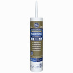 HENKEL CONSUMER ADHESIVES GE Advanced Silicone 2 2811093 Window & Door Sealant, White, 24 hr Curing, 10.1 fl-oz Cartridge PAINT HENKEL CONSUMER ADHESIVES