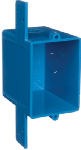 ABB INSTALLATION PRODUCTS ENT "Smurf" Switch & Outlet Box, Blue, Single Gang, 3 x 2.25 x 3-In. ELECTRICAL ABB INSTALLATION PRODUCTS