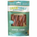 AMERICAN DISTRIBUTION & MFG Dental Chews Dog Treat, Peanut Butter Flavor, 8 In. Stick PET & WILDLIFE SUPPLIES AMERICAN DISTRIBUTION & MFG