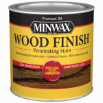 MINWAX Minwax 227164444 Wood Stain, Dark Walnut, Liquid, 0.5 pt, Can PAINT MINWAX