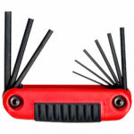 EKLIND TOOL CO Hex Key Set, Fold-Up, Small, 9-In-1