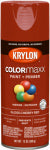 KRYLON Krylon K05511007 Enamel Spray Paint, 12 oz Can, 25 sq-ft Coverage Area, Solvent Base, Gloss, Cherry Red PAINT KRYLON