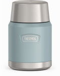 THERMOS LLC Insulated Food Jar & Spoon, Stainless Steel, Glacier Color, 16 oz.