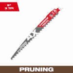 MILWAUKEE Milwaukee AX 48-00-5232 Reciprocating Saw Blade, 9 in L, 3 TPI, Carbide Cutting Edge TOOLS MILWAUKEE