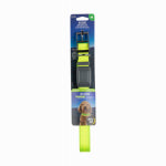 NITE IZE INC NiteDog Rechargeable Lighted Dog Collar, Green LEDs, Medium Dogs