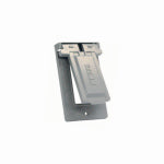 RACO INCORPORATED 1-Gang Weatherproof Vertical Cover, GFCI, Gray