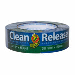 DUCK Duck Clean Release 240194 Painter's Tape, 60 yd L, 1.41 in W, Blue PAINT DUCK