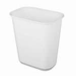 STERILITE Wastebasket, White, 5.5 Gallons