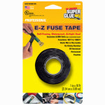 SUPER GLUE CORP/PACER TECH E-Z Fuse Silicone Tape, Black, 1-In. x 10-Ft. PAINT SUPER GLUE CORP/PACER TECH   