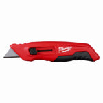 MILWAUKEE Milwaukee 48-22-1515 Utility Knife, 1 in L Blade, Metal Blade, Straight Handle, Black/Red Handle TOOLS MILWAUKEE