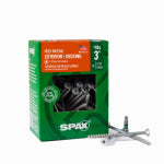 SPAX #10 x 3" Exterior Flat Head Wood Deck Screws  Construction Torx T-Star Plus (67 EA) 1 LB