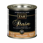 ZAR ZAR 12706 Wood Stain, Golden Sunset, Liquid, 0.5 pt, Can PAINT ZAR   