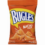 BUGLES� Bugles 14837000 Corn Snack, Nacho Cheese, 3 oz Bag HOUSEWARES BUGLES�