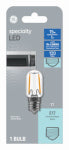 GE GE 93128997 LED Light Bulb, T7 Lamp, 15 W Equivalent, E17 Intermediate Lamp Base, No, Frosted, Warm White Light ELECTRICAL GE