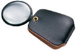 GENERAL TOOLS MFG 2.5-Power Pocket Magnifier with Case HOUSEWARES GENERAL TOOLS MFG