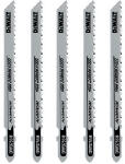 BLACK & DECKER/DEWALT T-Shank Jigsaw Blade, 4 In., 8-TPI, 5-Pk.