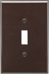 LEVITON MFG CO BRN 1-TOGGLE WALL PLATE ELECTRICAL LEVITON MFG CO